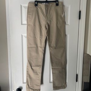 New boys skinny fit khaki pants
